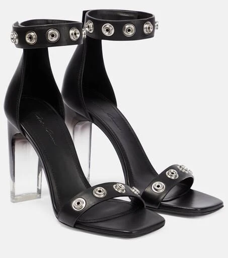 Rick Owens Snaps leather sandals 1