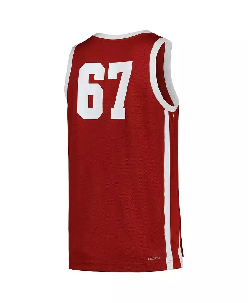 Jordan Men's Maroon Morehouse Maroon Tigers Replica Basketball Jersey 3