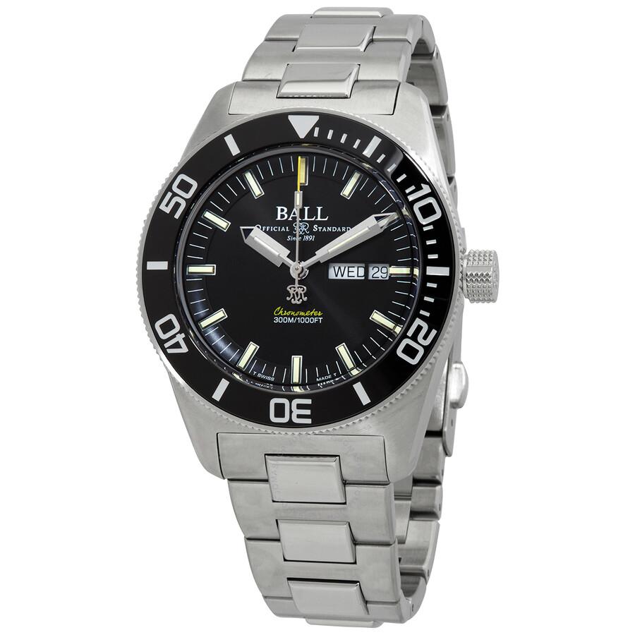 BALL Watch Engineer Master II Skindiver Heritage Automatic Black Dial Men's Watch DM3308A-SC-BK