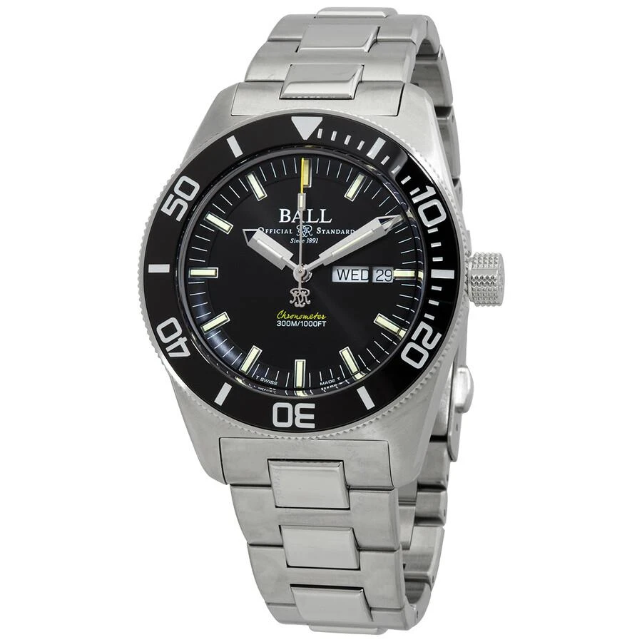 BALL Watch Engineer Master II Skindiver Heritage Automatic Black Dial Men's Watch DM3308A-SC-BK 1