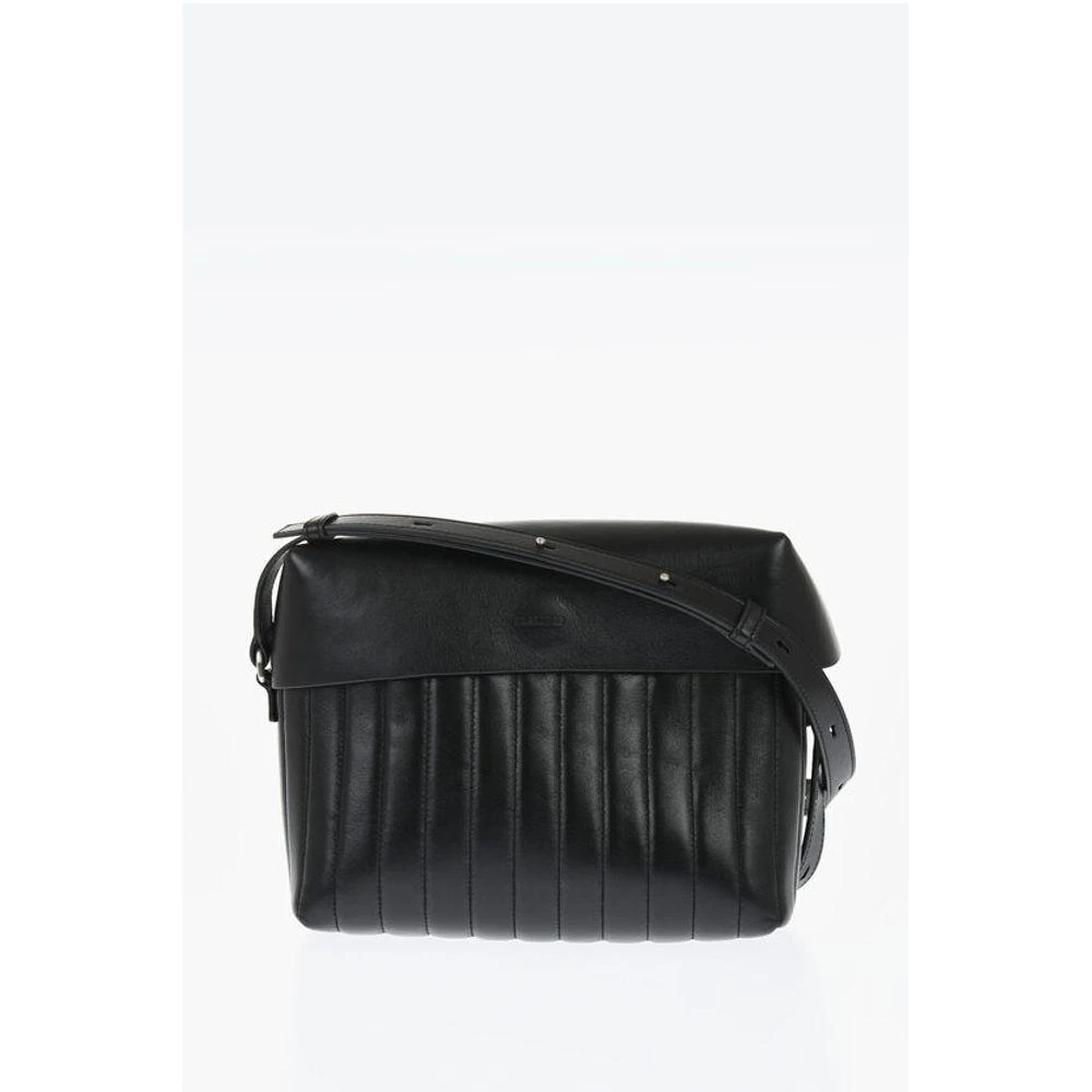 Jil Sander Quilted Leather LID Crossbody Women's Bag 1
