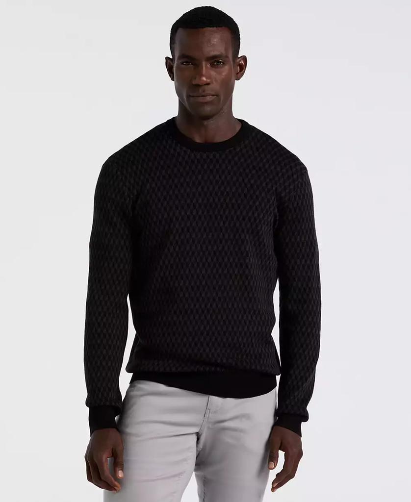 Perry Ellis Men
s Long Sleeve Crewneck T-Shirt