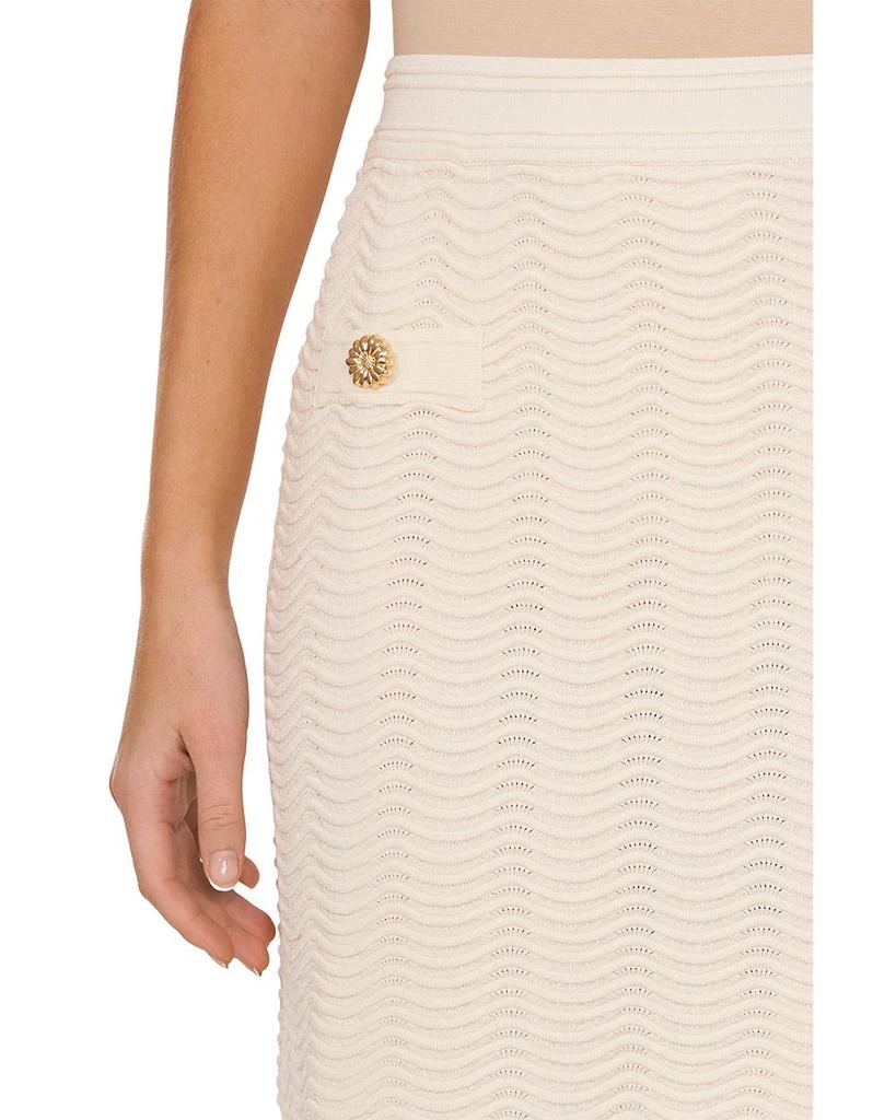 CeCe Scalloped Textured Mini Skirt 3