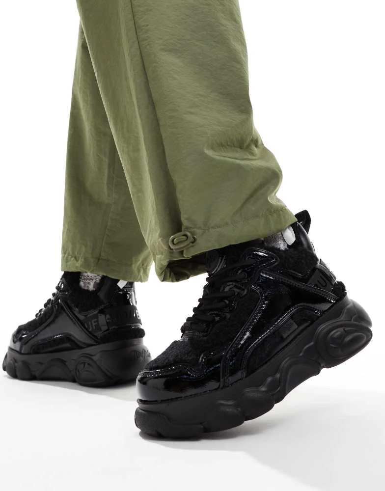 Buffalo Buffalo CLD Chai trainer in black 1