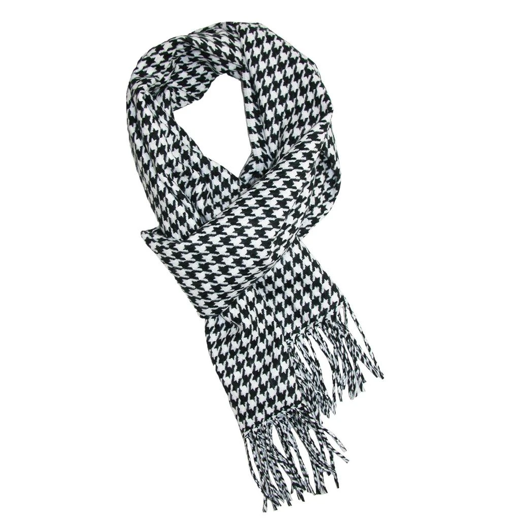 David & Young Softer Than Cashmere Houndstooth Winter Scarf 3