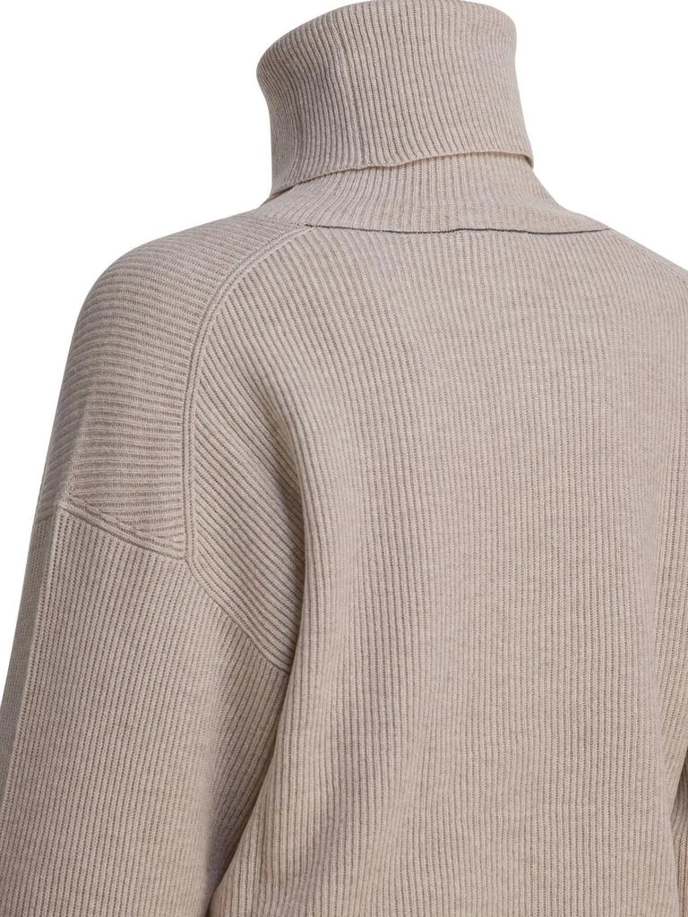 Brunello Cucinelli Brunello Cucinelli Roll-Neck Knitted Jumper 4