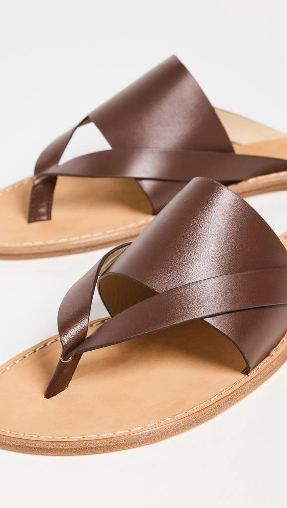 Alohas Eugene Brown Leather Sandals 5