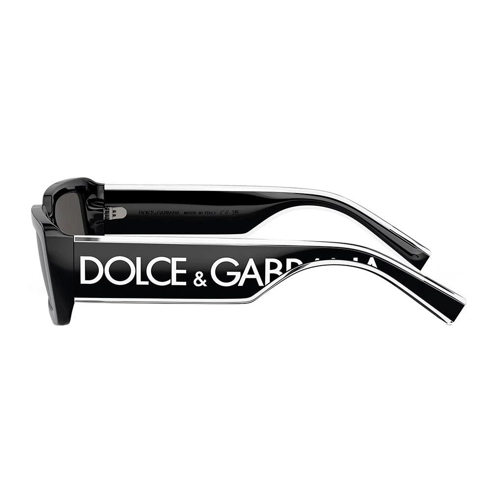 Dolce & Gabbana DG 6187 501/87 53mm Womens Rectangle Sunglasses 3