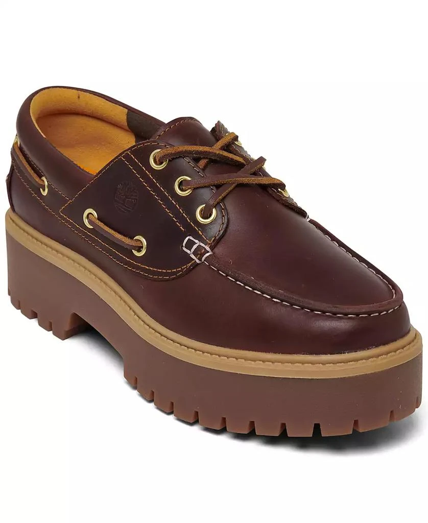Timberland Women's Stone Street Premium Platform Boat Shoes from Finish Line 1