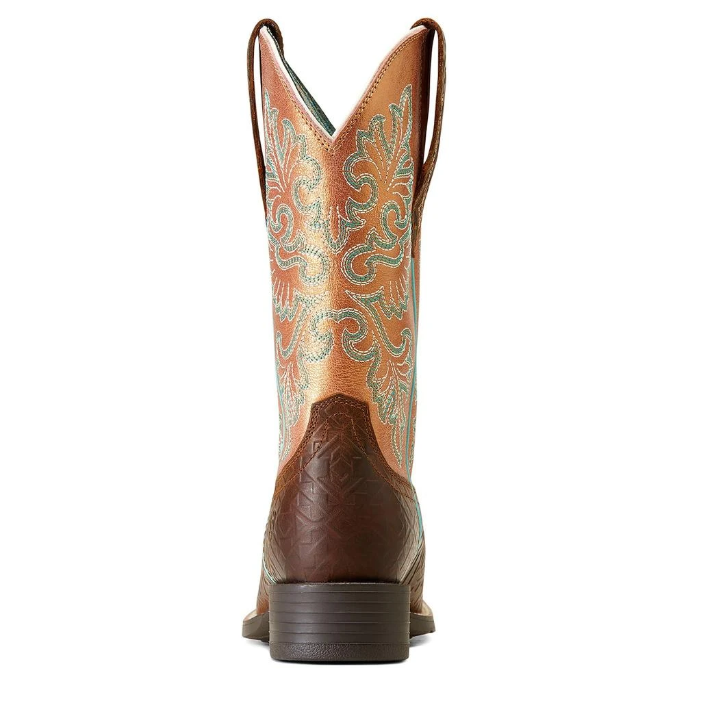Ariat Round Up Wide Square Toe StretchFit Western Boot 5