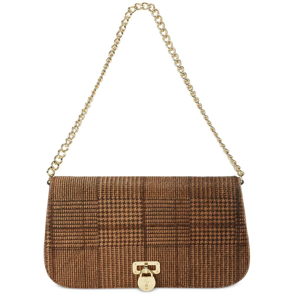 Lauren Ralph Lauren Glen Plaid Haircalf Tanner Shoulder Bag 1