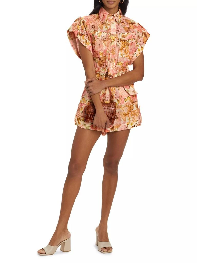 Zimmermann Golden Cuffed Romper 2