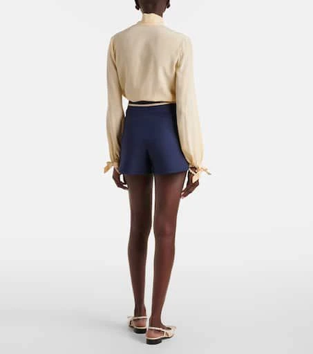 Valentino Crepe Couture VGold high-rise shorts 3