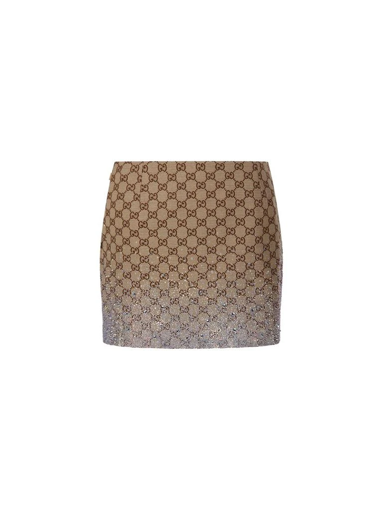 Gucci Gucci Monogrammed Mini Skirt 1