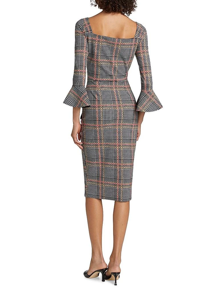 Chiara Boni Astra Plaid Cocktail Dress 5