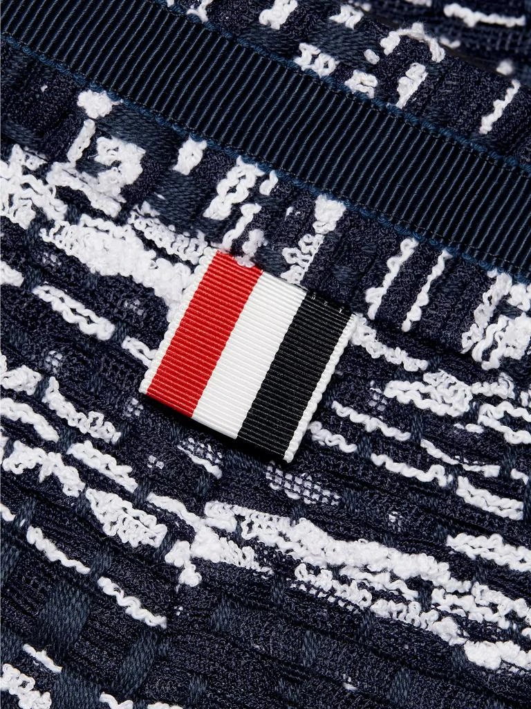 Thom Browne Melangè Tweed Pencil Skirt 7