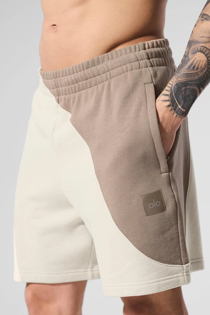 Alo 7" Make Waves Short - Ivory/Bone/Gravel 5