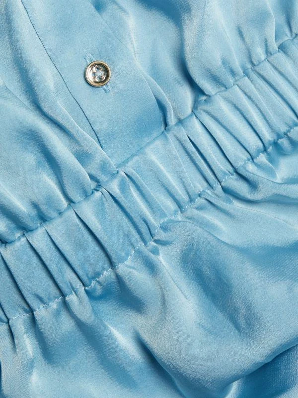 Ramy Brook Sky Satin Shirtdress 5
