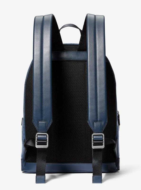 Michael Kors Cooper Slim Embellished Denim Commuter Backpack 3