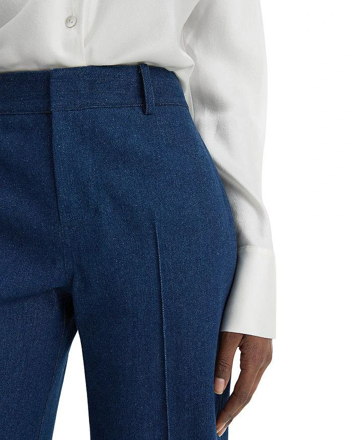 Vince Pintuck Twill Wide Leg Trousers 4