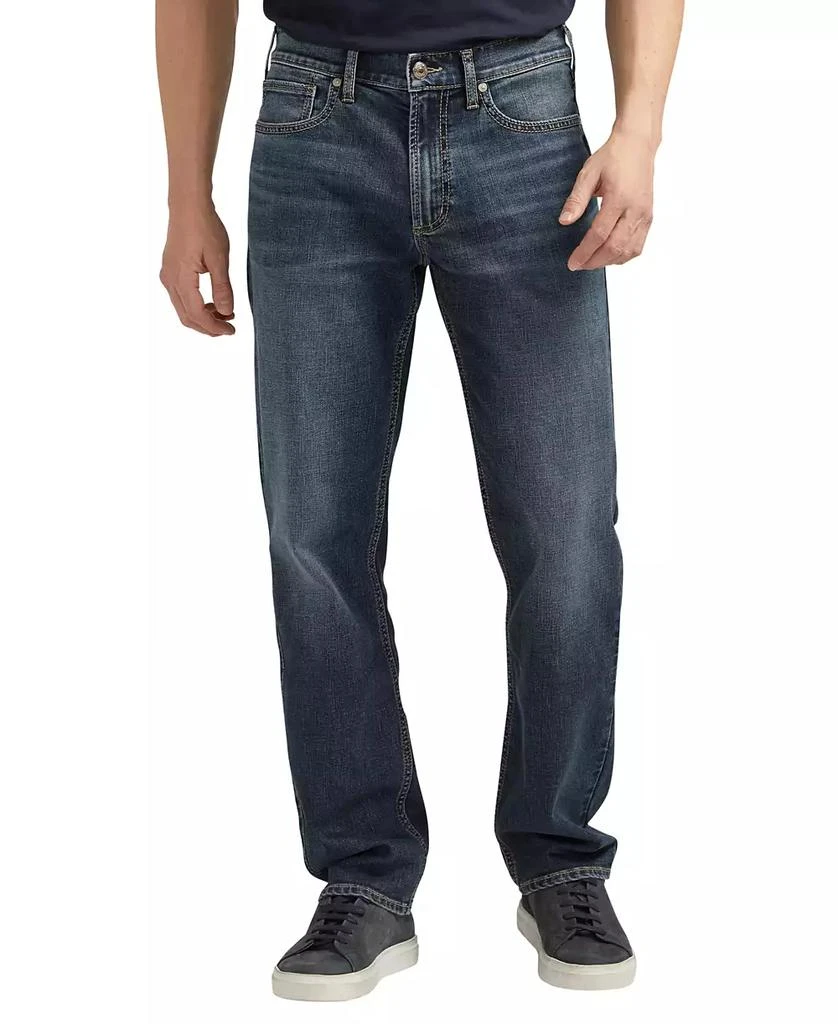 Silver Jeans Co. Men's Eddie Athletic Fit Tapered Leg Jeans 2