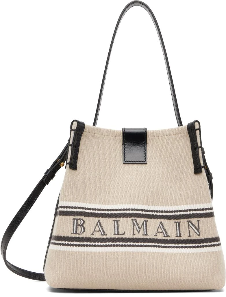 Balmain Beige Release Bucket Bag