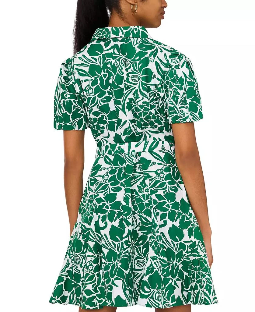MSK Petite Floral-Print Cotton Shirtdress 4