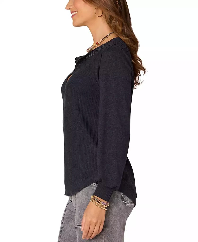 Democracy Women's Smocked-Trim Blouse 3