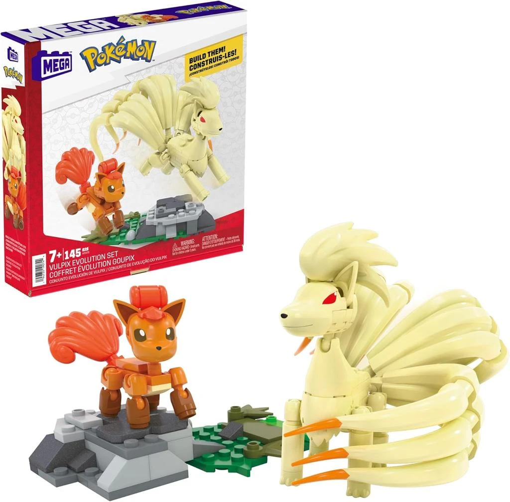 undefined Mega Pokemon Vulpix Evolution Playset 1