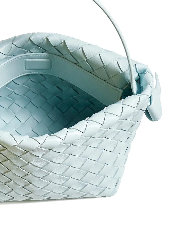 Bottega Veneta Bottega Veneta Tie Intrecciato Snap-Locked Shoulder Bag 5