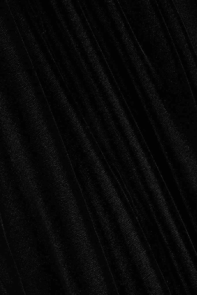 Brandon Maxwell Velvet wide-leg pants 5