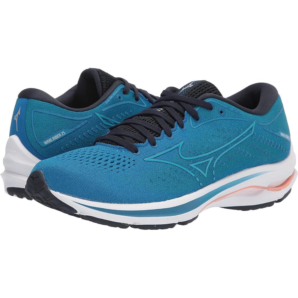 Mizuno Mizuno Wave Rider 25 J1GD210622 Sneakers Women's US 8 Blue Running Shoes DWA311