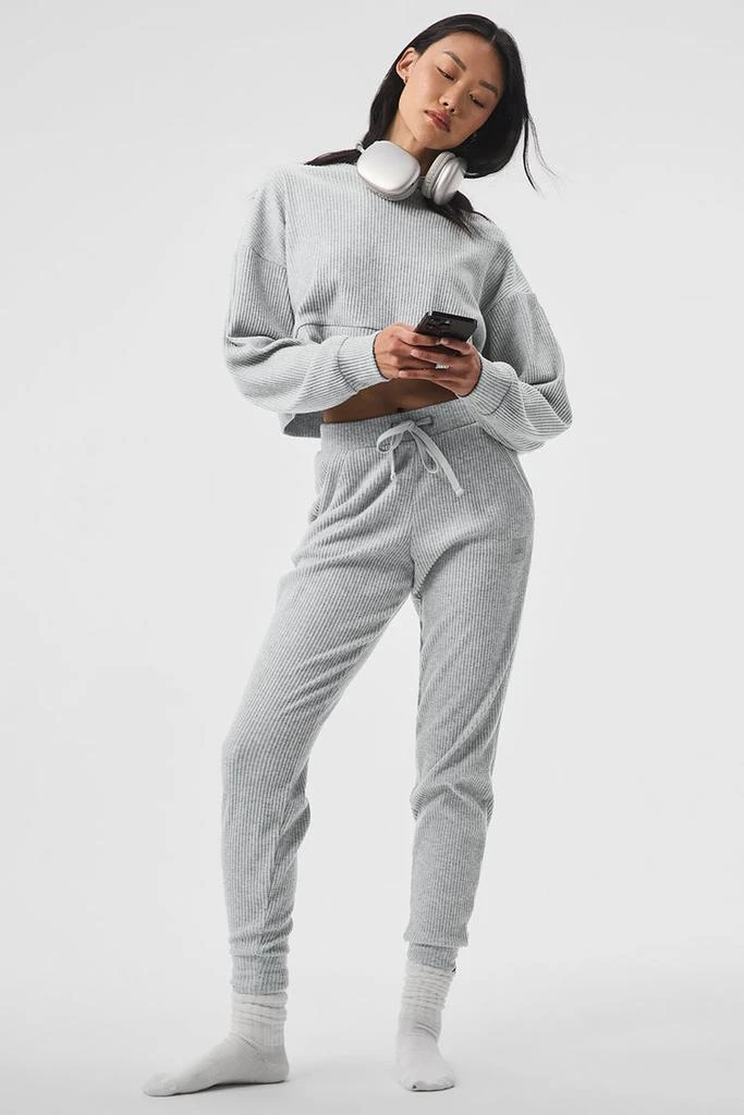Alo Muse Sweatpant - Athletic Heather Grey 5