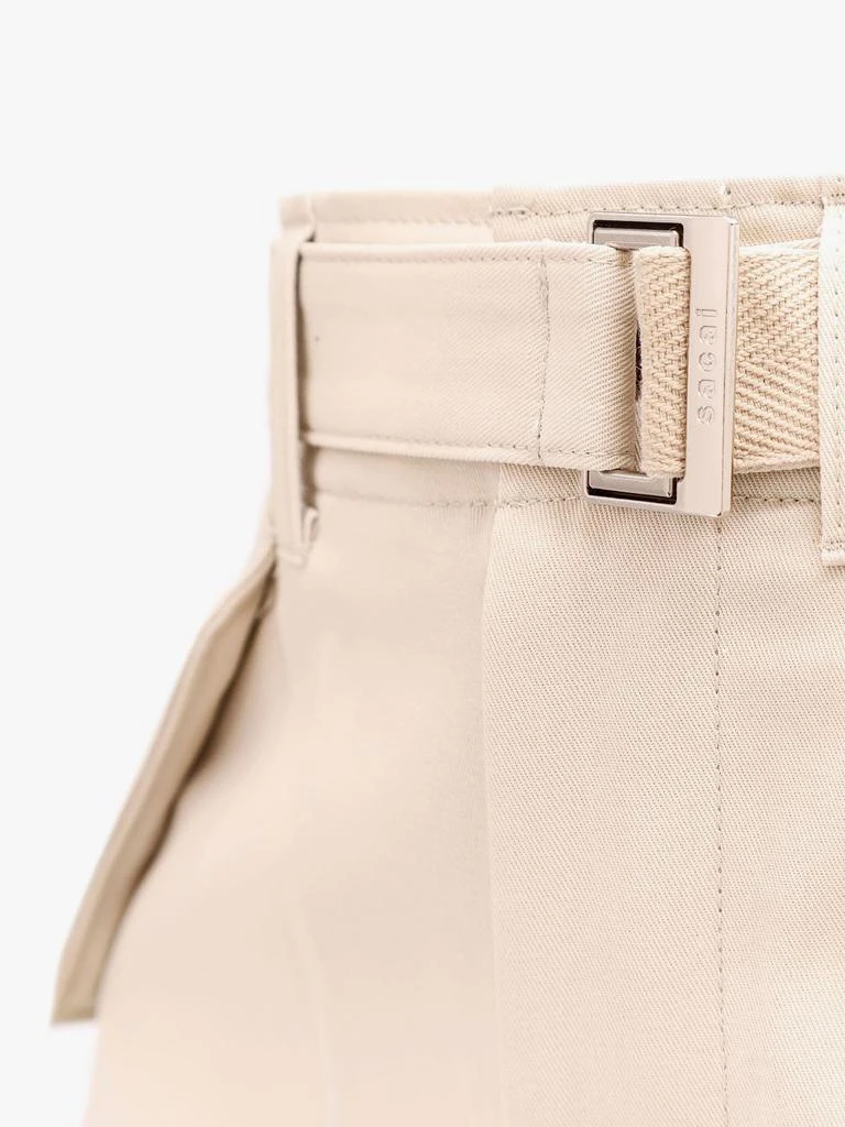 Sacai Cotton bermuda shorts with cupro lining 4