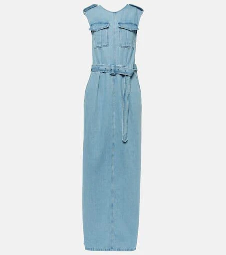 Dries Van Noten Denim maxi dress 1