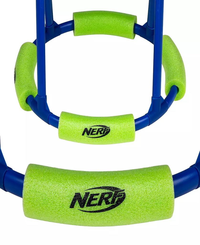 Franklin NERF Floating Pool Basketball Hoop and Football Target Net Set