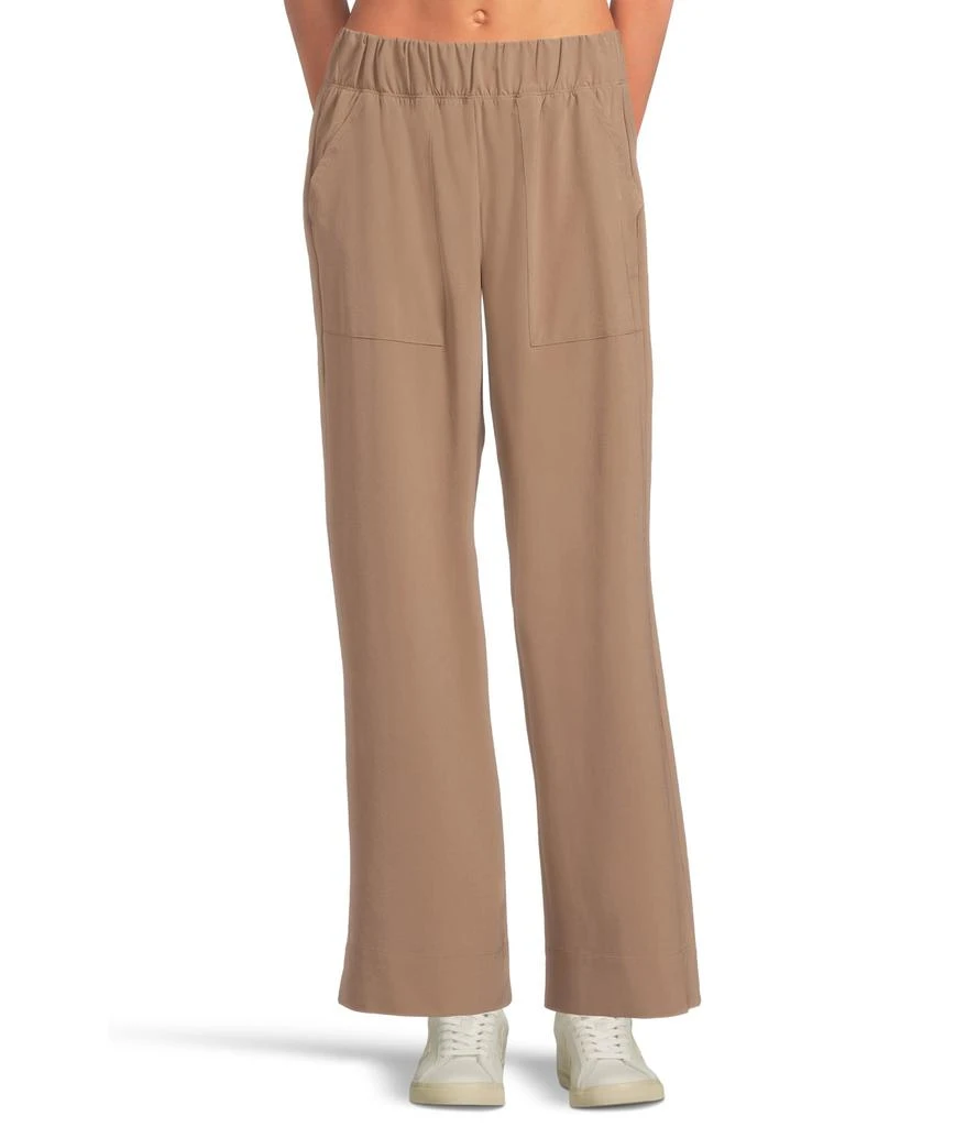 Beyond yoga Stretch Woven Wide Leg Pants 1