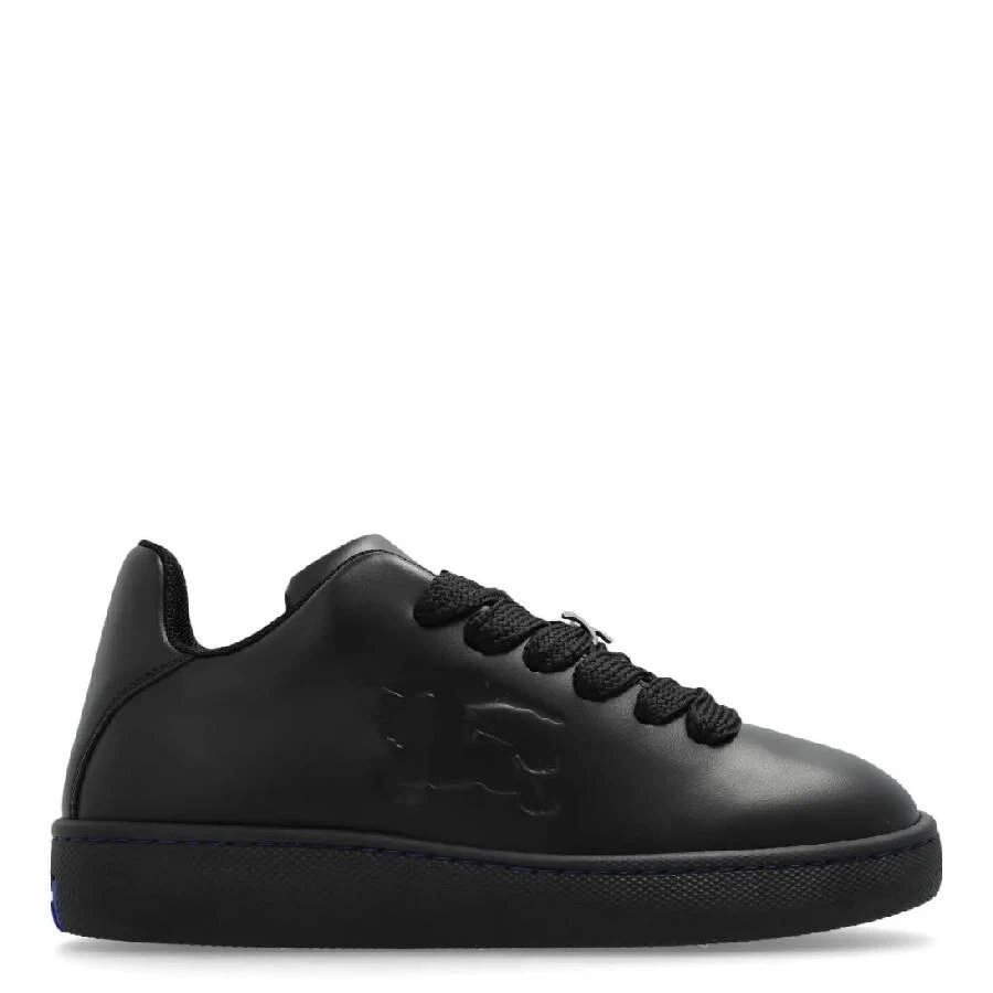 Burberry Box Equestrian Knight Motif Leather Sneakers