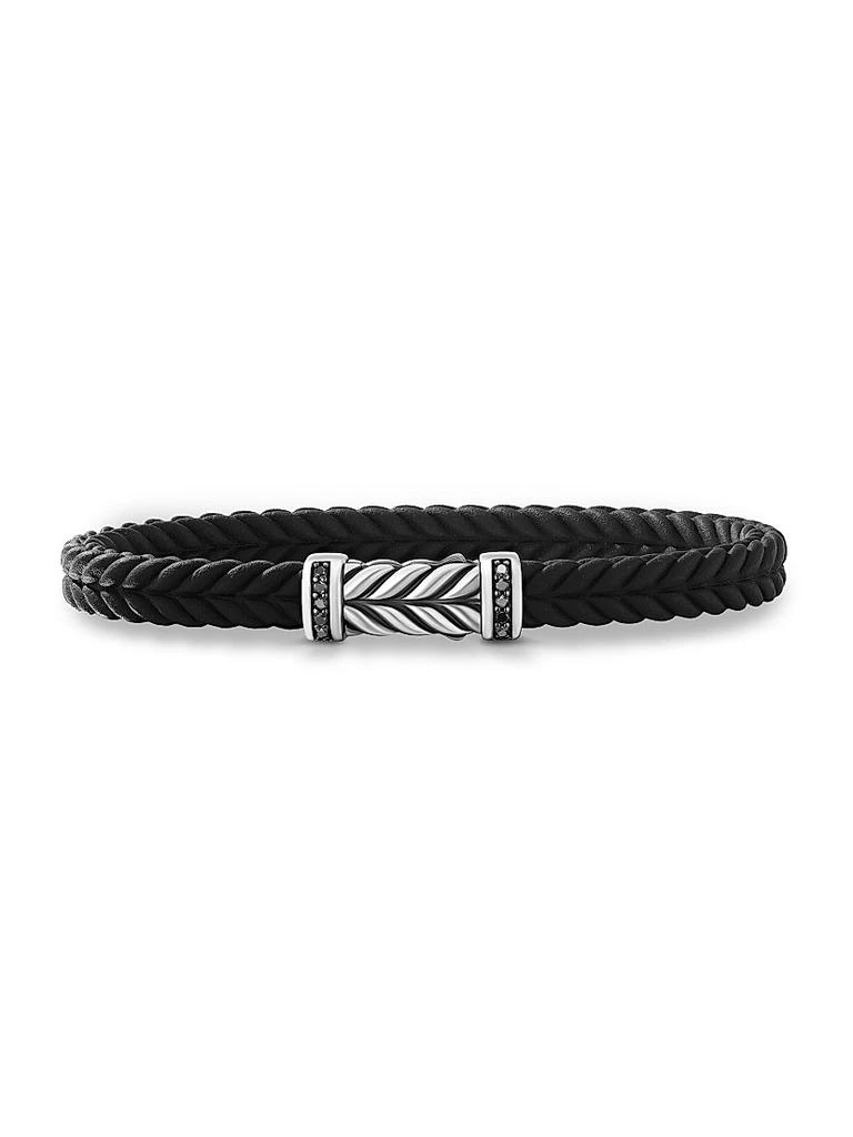 David Yurman Chevron Rubber Bracelet
