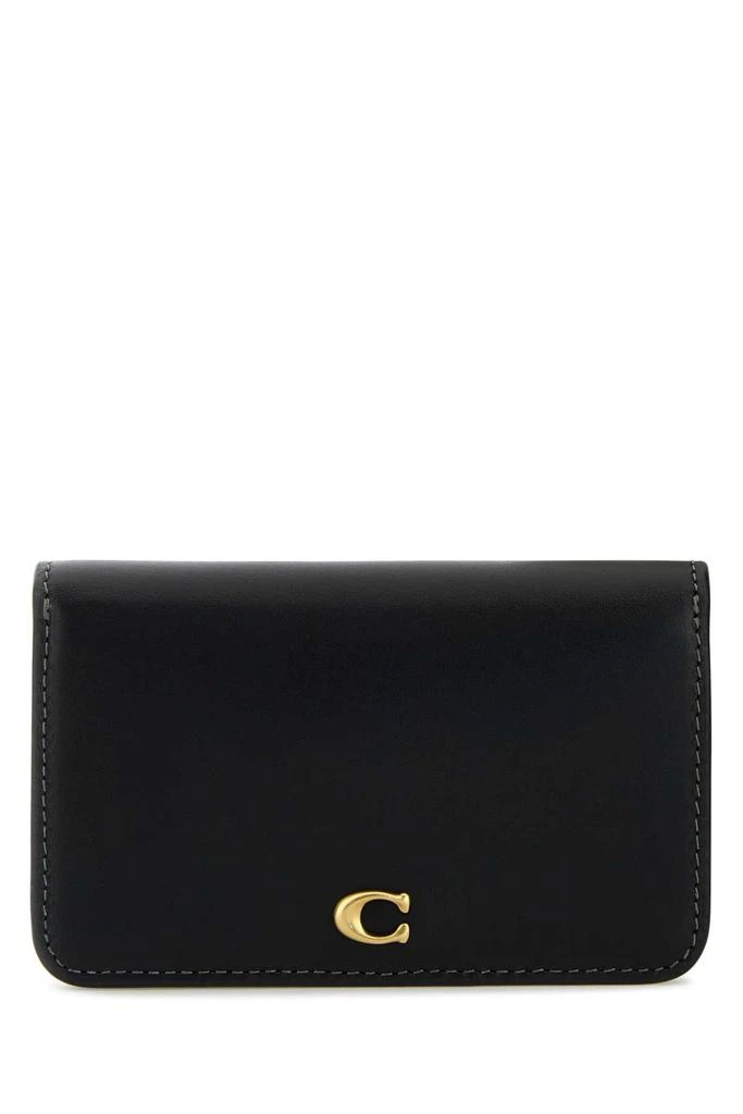Coach BLACK LEATHER WALLET 1