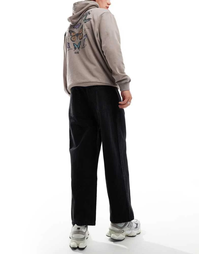 Bershka Bershka standard fit jeans in black 2
