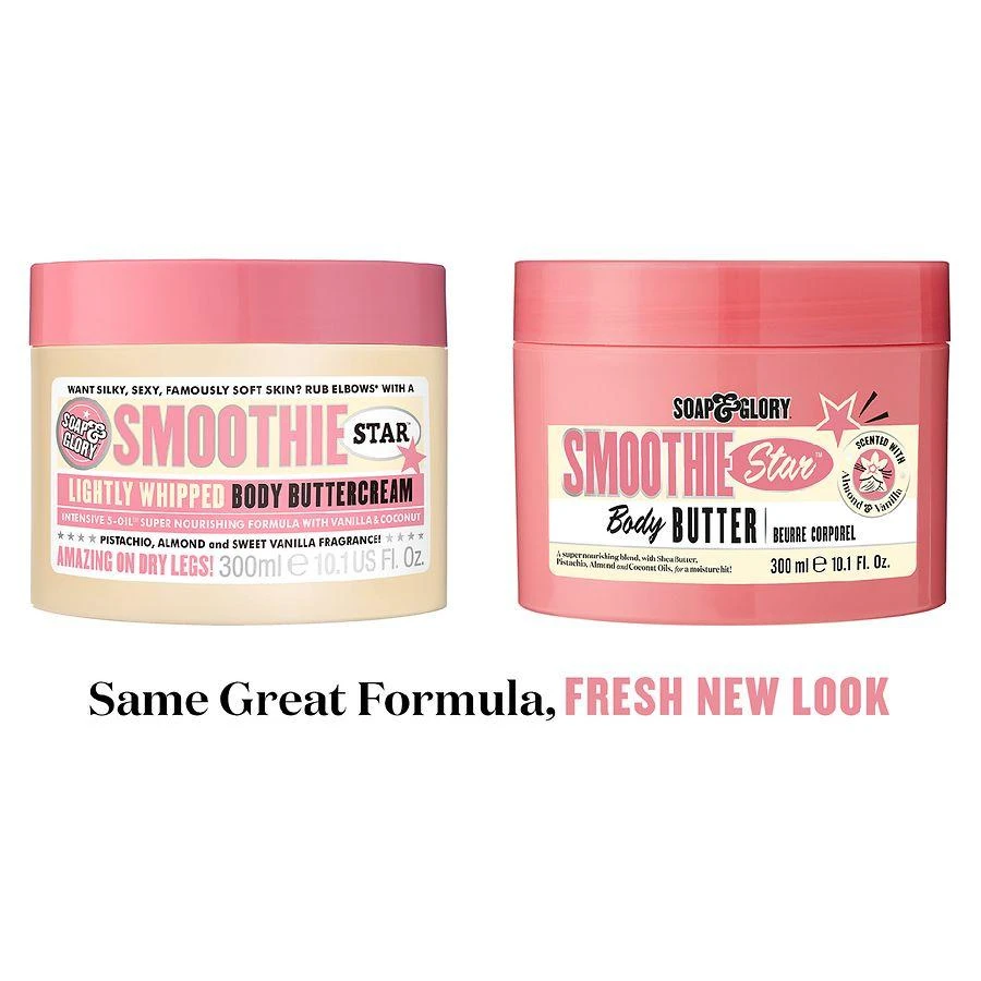 Soap & Glory Smoothie Star Body Butter Pistachio, Almond and Sweet Vanilla Fragrance 5