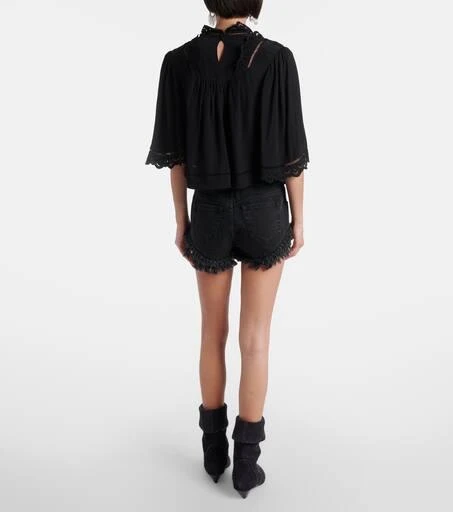 Isabel Marant Frany broderie anglaise crêpe top 3