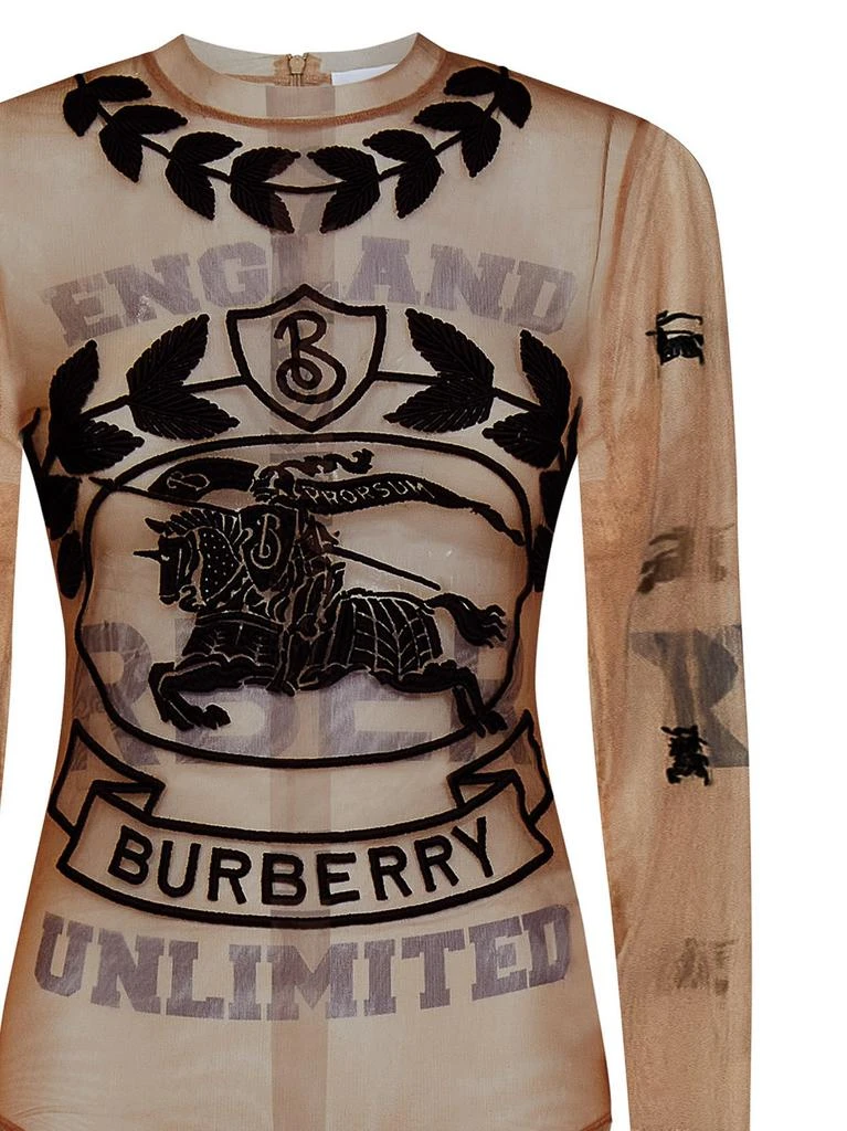 Burberry Burberry Graphic Embroidered Mesh Bodysuit 3