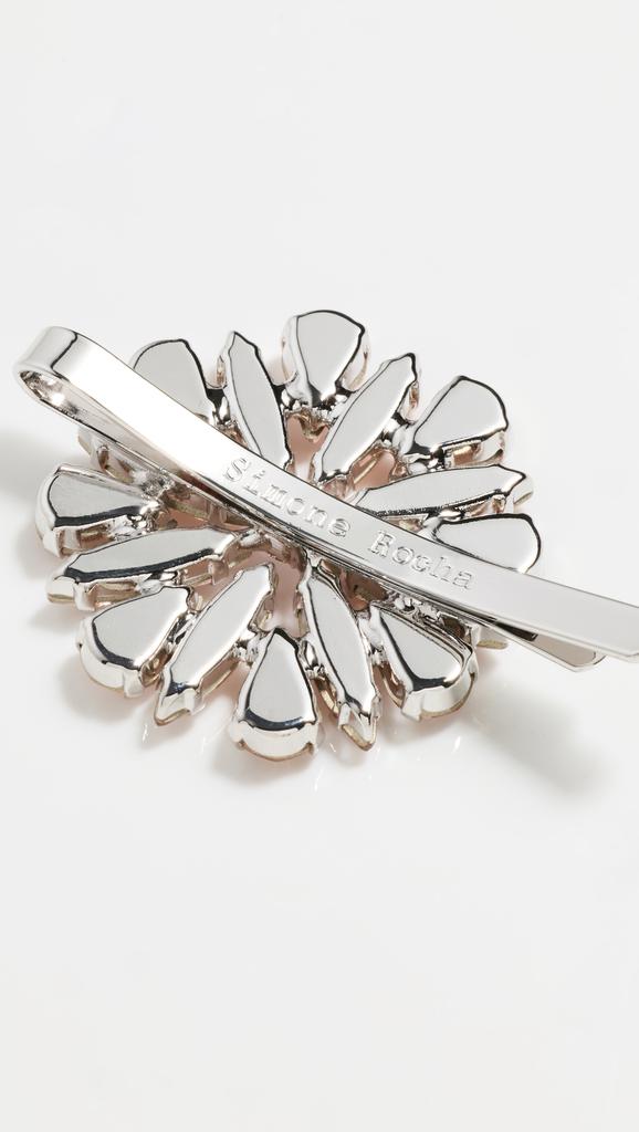 Simone Rocha Crystal Blossom Hair Clip - Hats - Save Extra