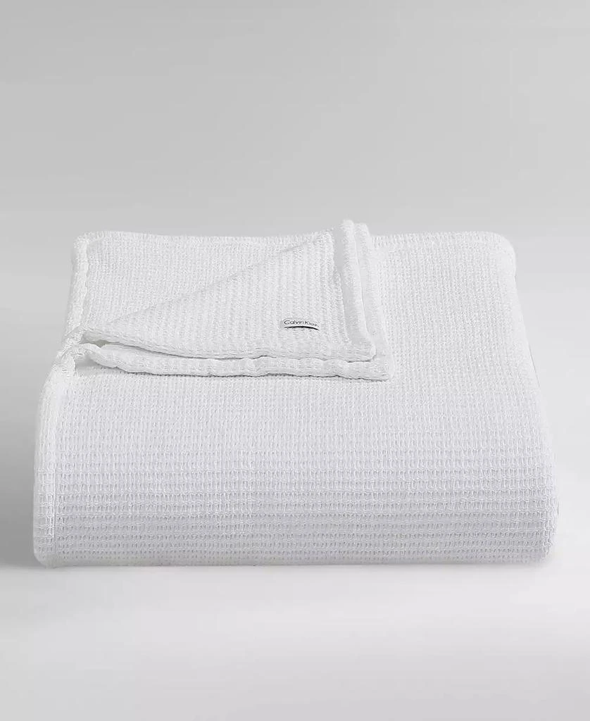 Calvin Klein Honeycomb Cotton Blanket 4