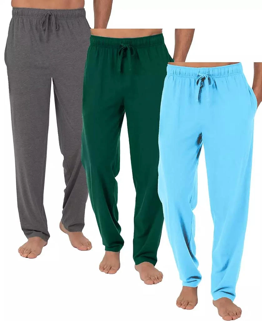 Galaxy By Harvic Men's 3-Pack Modern Fit Classic Lounge Pants 1