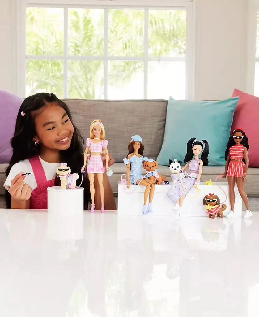 Barbie Twinning Looks Fashion Doll with Pet Dog Matching Clothes and Accessories 2
