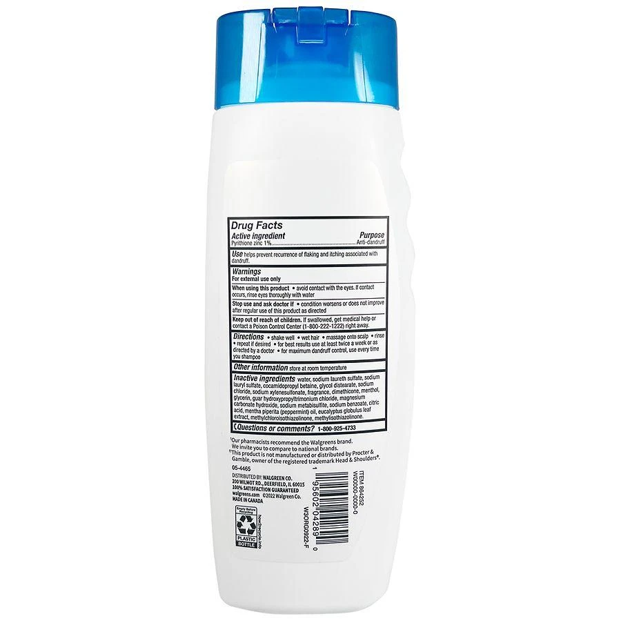 Walgreens Itchy Scalp 2 in 1 Dandruff Shampoo & Conditioner 2