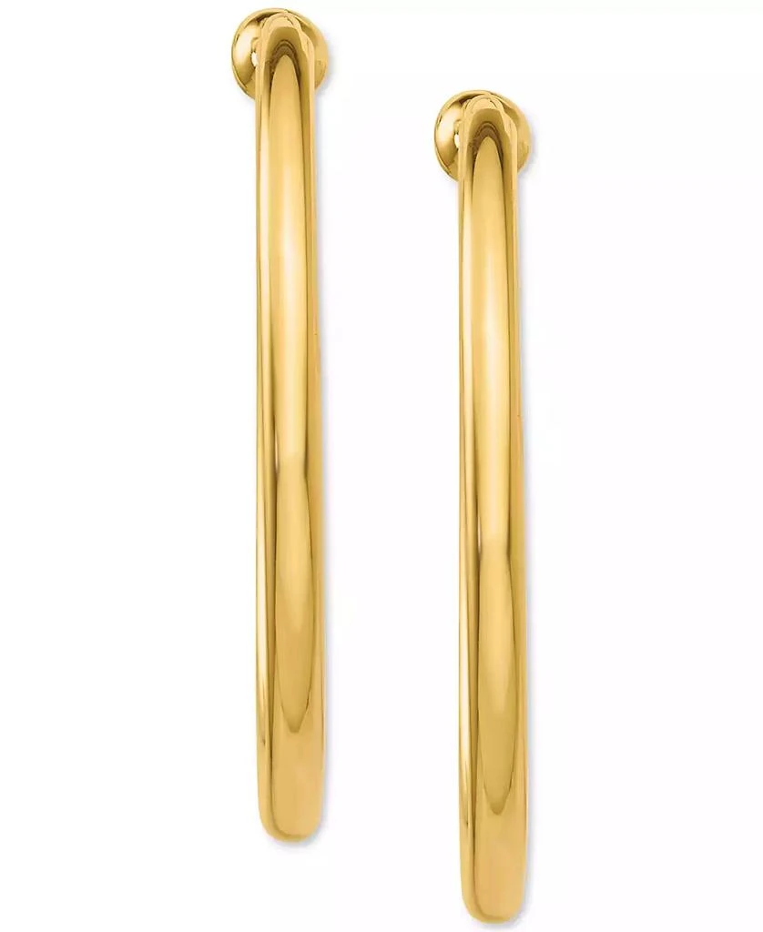 Macy's Skinny Hoop Clip-On Earrings in 14k Gold 3